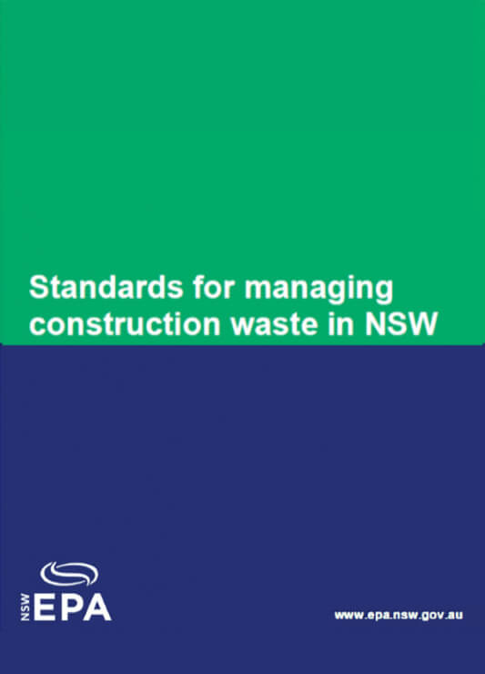 NSW EPA Standards for Managing Construction Waste Awareness Training